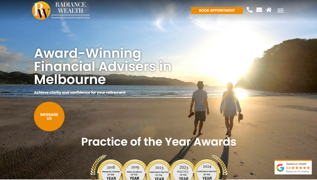 radiance wealth homepage