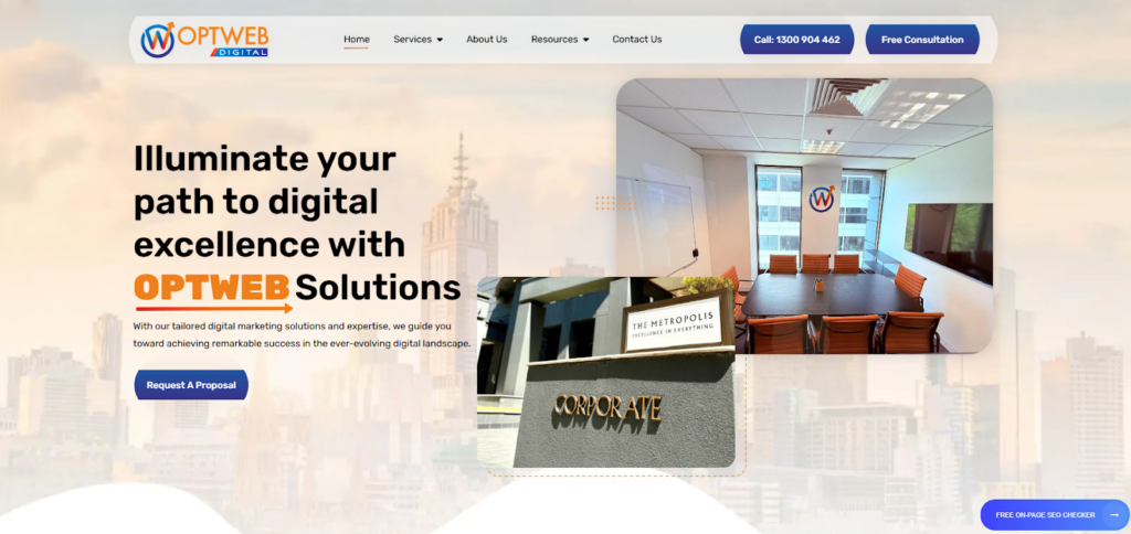 optweb homepage